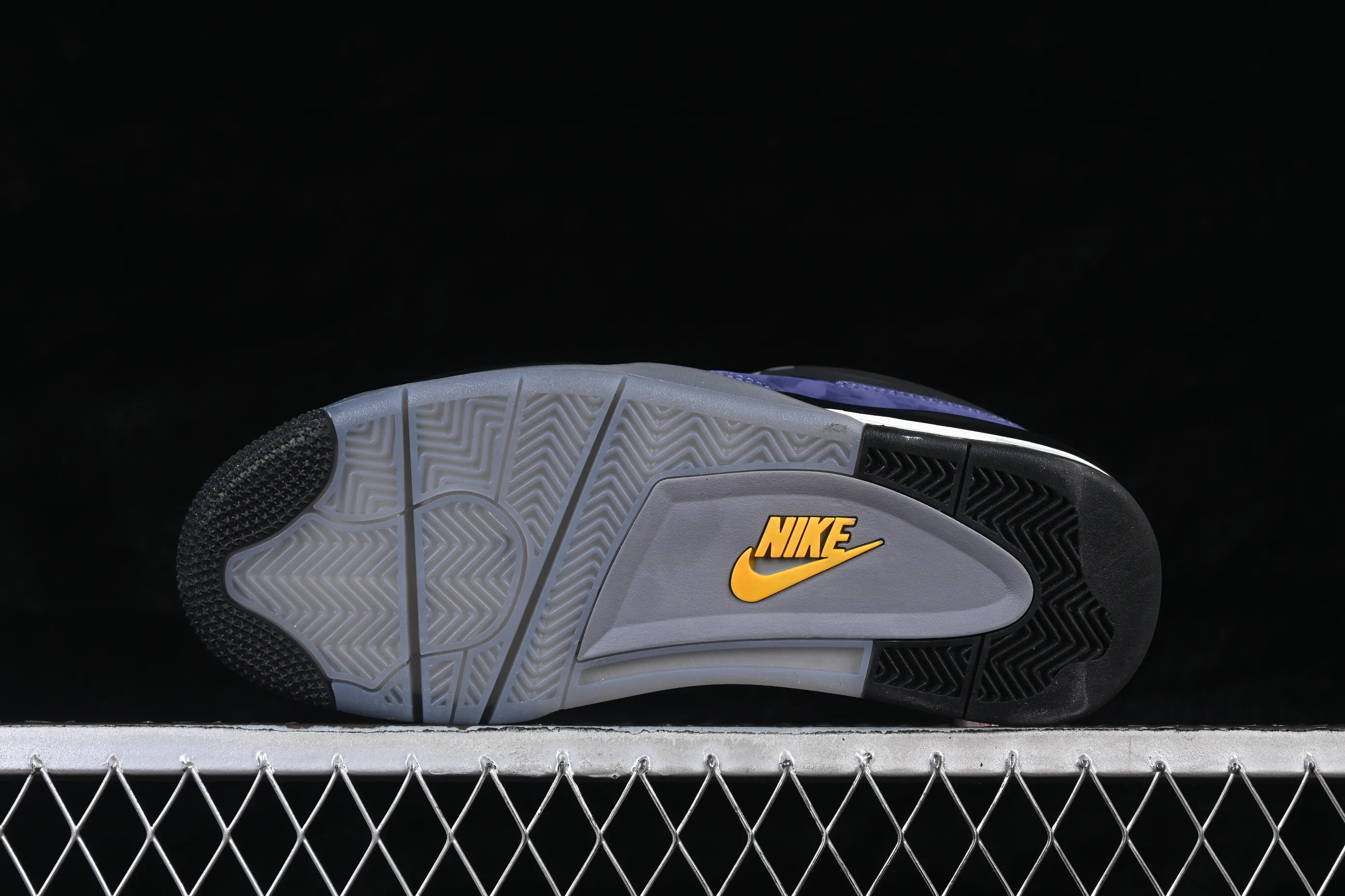 All categories Air Jordan Jordan series basketball shoes Air Jordan 4 TG version Air Jordan 4 Retro "Lakers" AJ4 Joe 4 Lakers Purple Gold FV5029-500